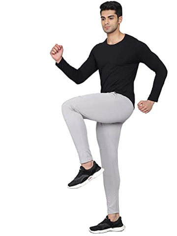 Image of The Modern Soul Men's Slim Fit Track Pant (Medium, Light Grey)