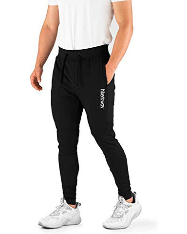 Image of hiker's way Men's Regular Fit Track Pants (HW-103BlackXB_Black_M)