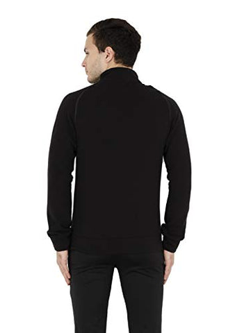 Image of color club 1 Men's Stylish Sportswear Black Track Suit Fully Stretchable (X-Large)