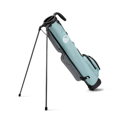 Image of Sunday Golf Loma Bag - Lightweight Golf Bag with Strap and Stand – Easy to Carry Pitch n Putt Golf Bag – Golf Stand Bag for The Driving Range, Par 3 and Executive Courses, 31 Inches Tall (Seafoam)