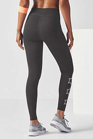 Image of Neu Look Gym wear Leggings Ankle Length Workout Active wear | Stretchable Tights | High Waist Sports Fitness Yoga Track Pants for Girls & Women (Grey, XX-Large)