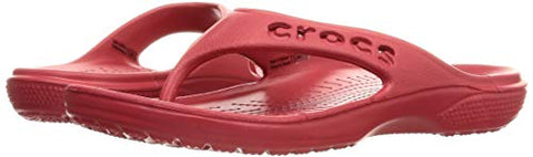 Image of Crocs Unisex Adult Baya Flip Red Slipper-M10W12 (11999-6EN)