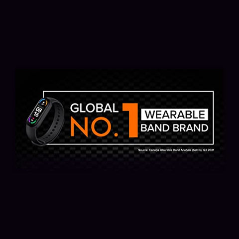 Image of Mi Smart Band 5 – India’s No. 1 Fitness Band, 1.1-inch AMOLED Color Display, Magnetic Charging, 2 Weeks Battery Life, Personal Activity Intelligence (PAI), Women’s Health Tracking