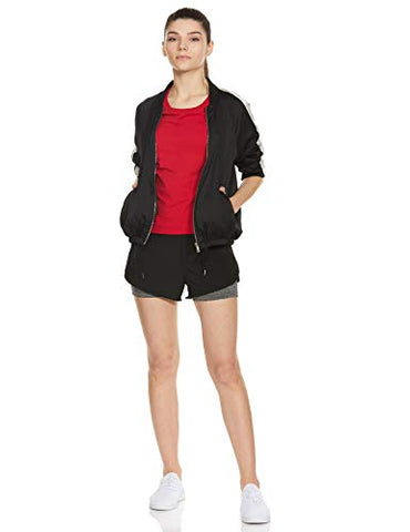 Image of Van Heusen Athleisure Round Neck Tee (55411_CHERRY RED_S)
