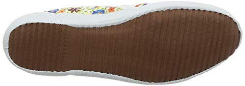 Image of BATA Women Printed Fitness White Ballet Flats6 UK (5591297)