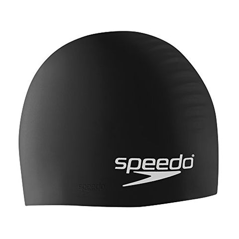 Image of Speedo Silicone Swim Cap (Black)
