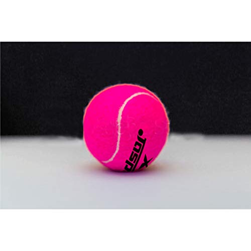 jaspo Rubber Cricket Tennis Ball, Size 6.5cm (Pink)