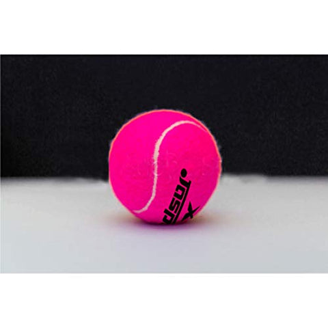 Image of jaspo Rubber Cricket Tennis Ball, Size 6.5cm (Pink)