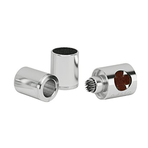 Image of TipMaster TM61 6-in-1 Aluminum Pool Cue Tip Tool, Psycho Silver