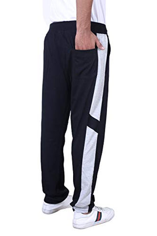 Image of MARK LOUIIS Men's Regular Fit Track pants(ML-BSL-1101_Black_Large)
