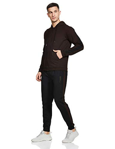 Image of KILLER Track Suit,KJ-TS-F-107 R/L BRWBLCK,Brown,L