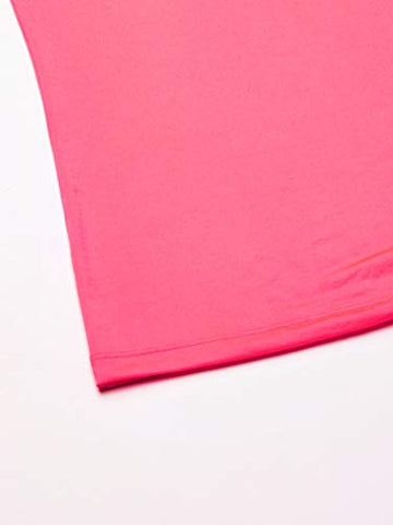 Image of Under Armour Women's Tech Solid Big Logo Short-Sleeve Crew Neck T-Shirt , Cerise (653)/White , X-Small