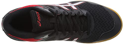 ASICS Men's Gel-Task Mt 2 Black/Classic Red Indoor Court Shoes-7 UK (41.5 EU) (8 US) (1071A036)