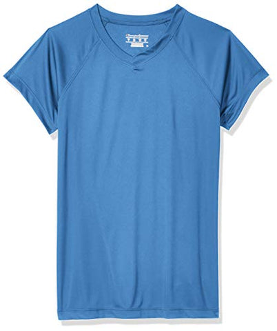 Image of Champion Women's Short Sleeve Double Dry Performance T-Shirt, Light Blue, Large