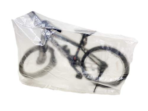 TUFFPAULIN Cycle Wrap Transparent Universal Cycle Cover Bicycle Cover Extra Strong Durable UV Resistant 100 Waterproof Virgin 6 Layer 3D