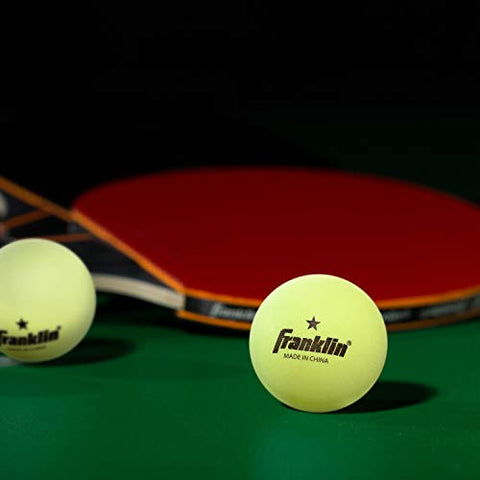 Image of Franklin Sports 1 Star GID Table Tennis Balls (Pack of 6), 40 mm