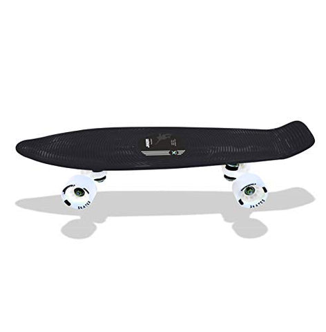 Image of Jaspo Ride On Penny Polypropylene Skateboard (22.5" x 5.5")Uk, 1 Piece (Black)