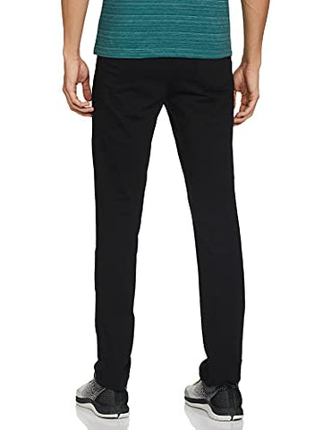 Image of Jockey Men's Slim Fit Track pants(9510_Black & Grey Melange_large_Black & Grey Melange_Large)