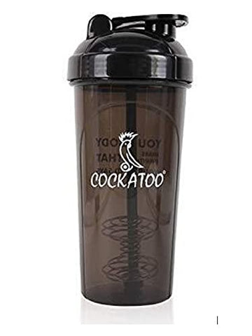 Image of Cockatoo CS-01 Stainless Steel BPA-free Shaker Bottle (Black, 700ml )
