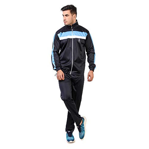 Image of FASHION 7 Men's Polyster Track Suit - Track Suit for Men Sports (White, X-Large)