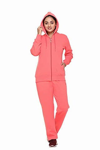 Image of PIPASA Women and Girls Sports Gym Wear Casual warm Track Suit For Winter (XL, CARROT LINE)