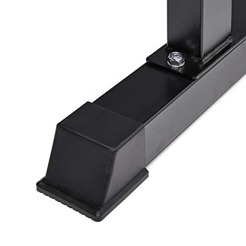 Image of Amazon Basics Flat Weight Workout Exercise Bench - 41 x 20 x 11 Inches, Black, 170 kg Limit