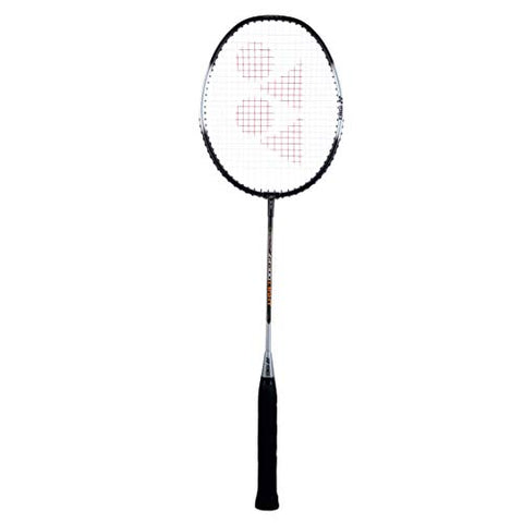 Image of Yonex ZR 100 Light Aluminium Badminton Racquet with Full Cover | Made in India (Black)+Yonex Mavis 10 Nylon Shuttlecock, Yellow, Pack of 6 | Made in Japan (Green Cap)