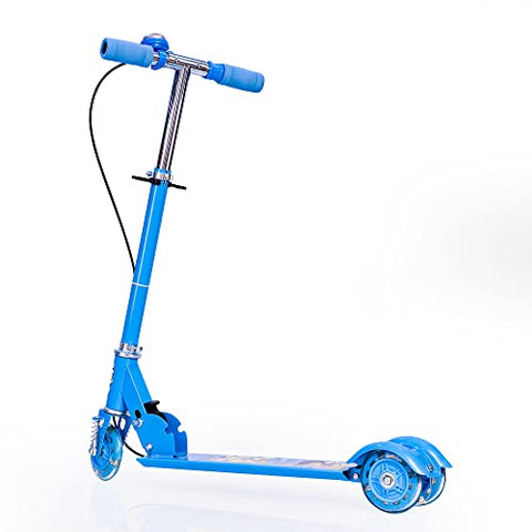 Image of Tazomi Kids Road Runner Scooter, Skating Ride on, Scratch Free with 4 Adjustable Level Handlebar & Foldable Design Scooter for Kids Above 3 Years (Break Blue)