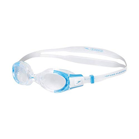 Image of Speedo 811596C527 Futura Biofuse Goggles, 1SZ (Clear/White/Clear)