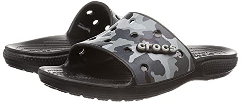 Image of crocs Unisex Adult Classic Black Slipper (207280-001), 8 UK