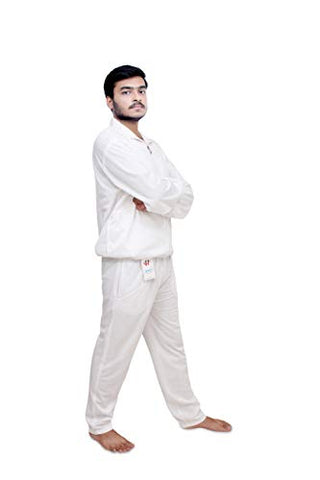 Image of HENCO White Track Suit/Dress for SSB (Service Selection Board) / Indian Armed Forces, Boy-Girl. (Medium - 38)