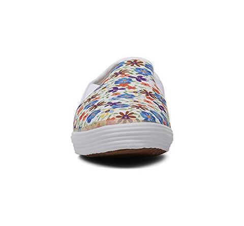 Image of BATA Women Printed Fitness White Ballet Flats6 UK (5591297)