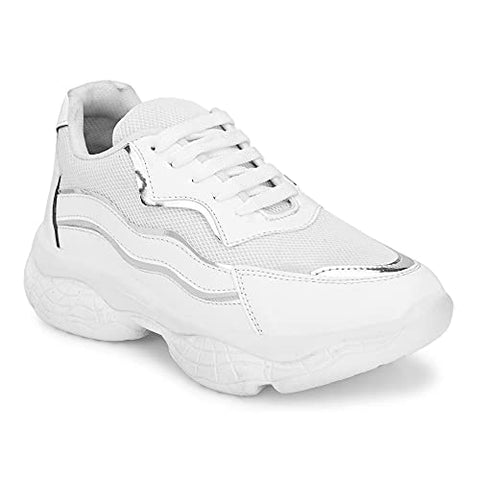 Image of Amico Women's & Girls Sneakers Casual Shoe White