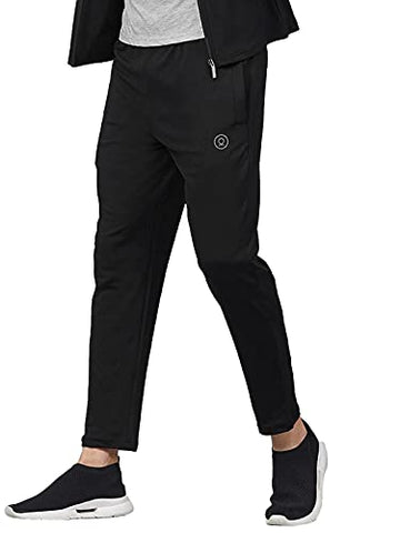 Image of CHKOKKO Men's Regular Fit Track Pant (SPMLWR113BLACKXL_Black_XL)
