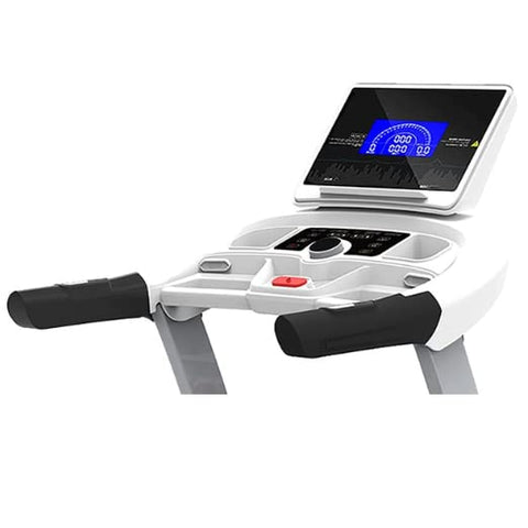 Image of Toning® Automatic Treadmill 3.HP AC Motor (Peak 6 HP) LP-200AC Semi Commercial Treadmill with Extra Suspension Technology, Auto Inclination, 7" LCD Display (White)