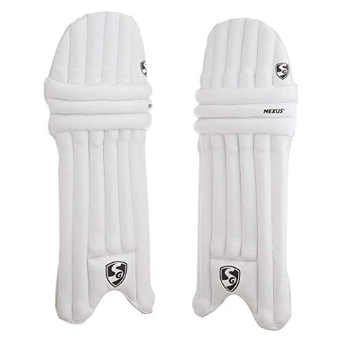 Image of SG Nexus Batting Leg Guard, Youth+SG Optipro Cricket Helmet, Large, Navy Blue