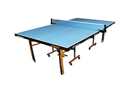 Image of Gymnco Advanced Table Tennis Table with Levellers Top 18 mm (Cover + 2 TT Racket & Balls