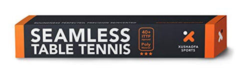 Image of Xushaofa Sports 40+ Seamless Poly Table Tennis Balls - 3 Star (6)