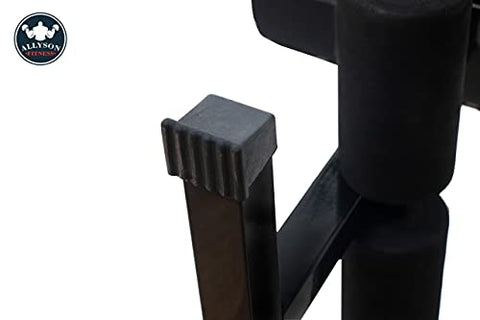 Image of Allyson Fitness Adjustable Incline, Decline, and Flat Bench- Weight Strength Training, Sit Up Abs Fitness Bench for Full Body Workout of Home Gym (Black), 200Kg weight capacity