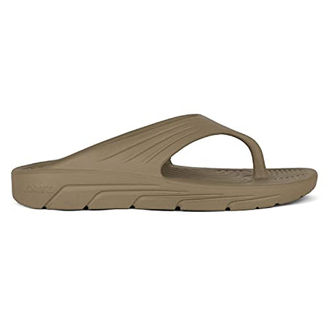 Image of Bata Men's FLOATZ THONG Brown Slippers - 8 UK (8712022)