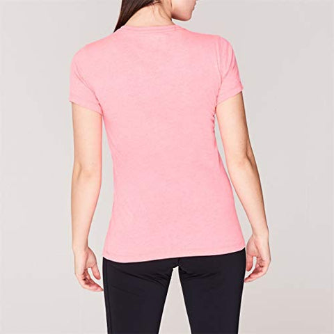 Image of New Balance Womens Logo Graphic QT T Shirt Pink S