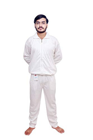 Image of HENCO White Track Suit/Dress for SSB (Service Selection Board) / Indian Armed Forces, Boy-Girl. (Medium - 38)