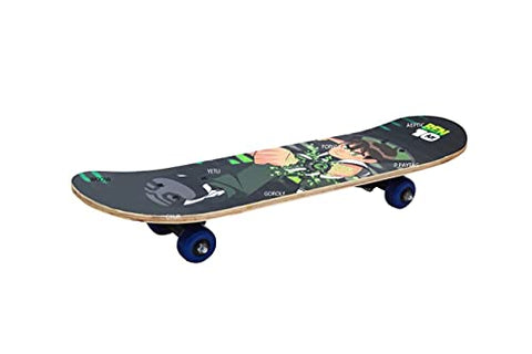 Image of Leona Enterprise Aluminium PU Wheels with 100KG Capacity Wave Skate Board(6" X 6" Inch & 80mm & Multicolour)