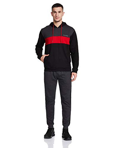 Image of KILLER Track Suit,KJ-TS-F-102 R/L BKAM,Black,M, black/anthra melange