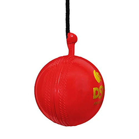 Image of DSC Hanging Synthetic Cricket Ball (Red, Club Size)