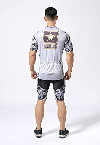 Image of BIKE BEER Army Cycling Jersey Navy Cycling Jersey Set Men's Cycling kit, Blacke, X-Large
