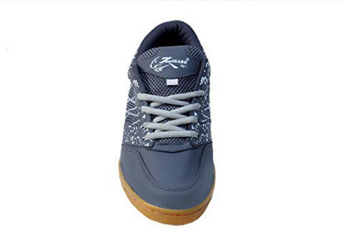 Image of ZIGARO Grey Z501 Badminton Non Marking Shoe (7)