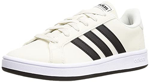Image of Adidas Men's Grand Court Base ORBGRY/CBLACK/FTWWHT Tennis Shoe-8 Kids UK (KYJ09)