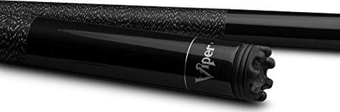 Image of Viper Jump Shot/Break 58" 3-Piece Billiard/Pool Cue, Black, 21 Ounce