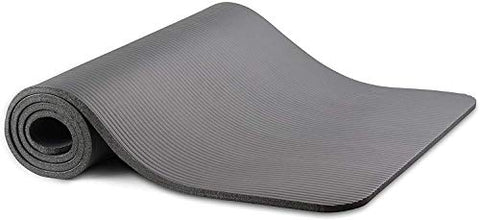 Image of OJS ® EVA Yoga Mat with Carrying Bag for Gym Workout and Yoga Exercise with 6mm Thickness, Anti-Slip Yoga Mat for Men & Women Fitness (Made in India)(Grey)